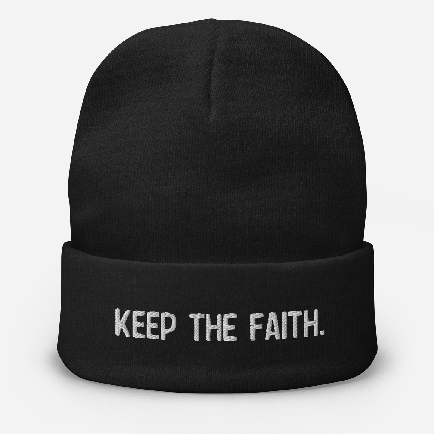 Faith Embroidered Beanie Billboard