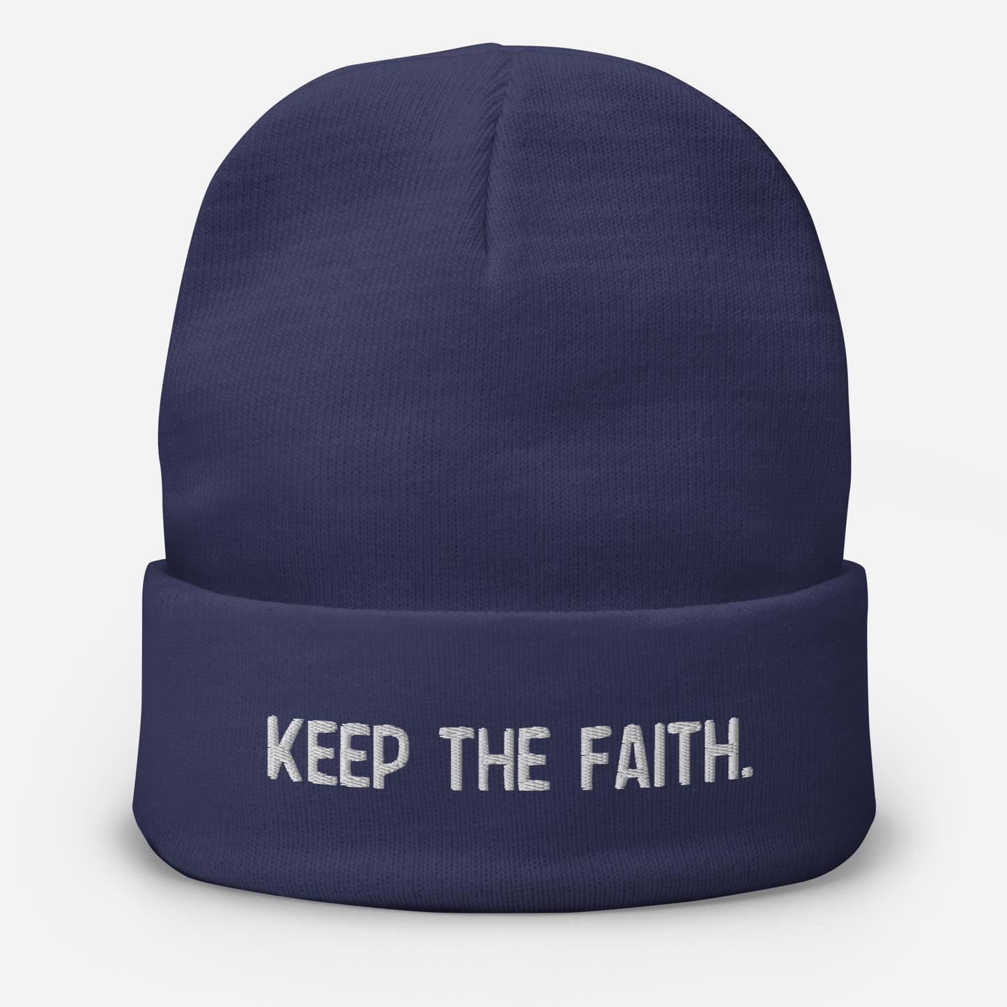 Faith Embroidered Beanie Billboard
