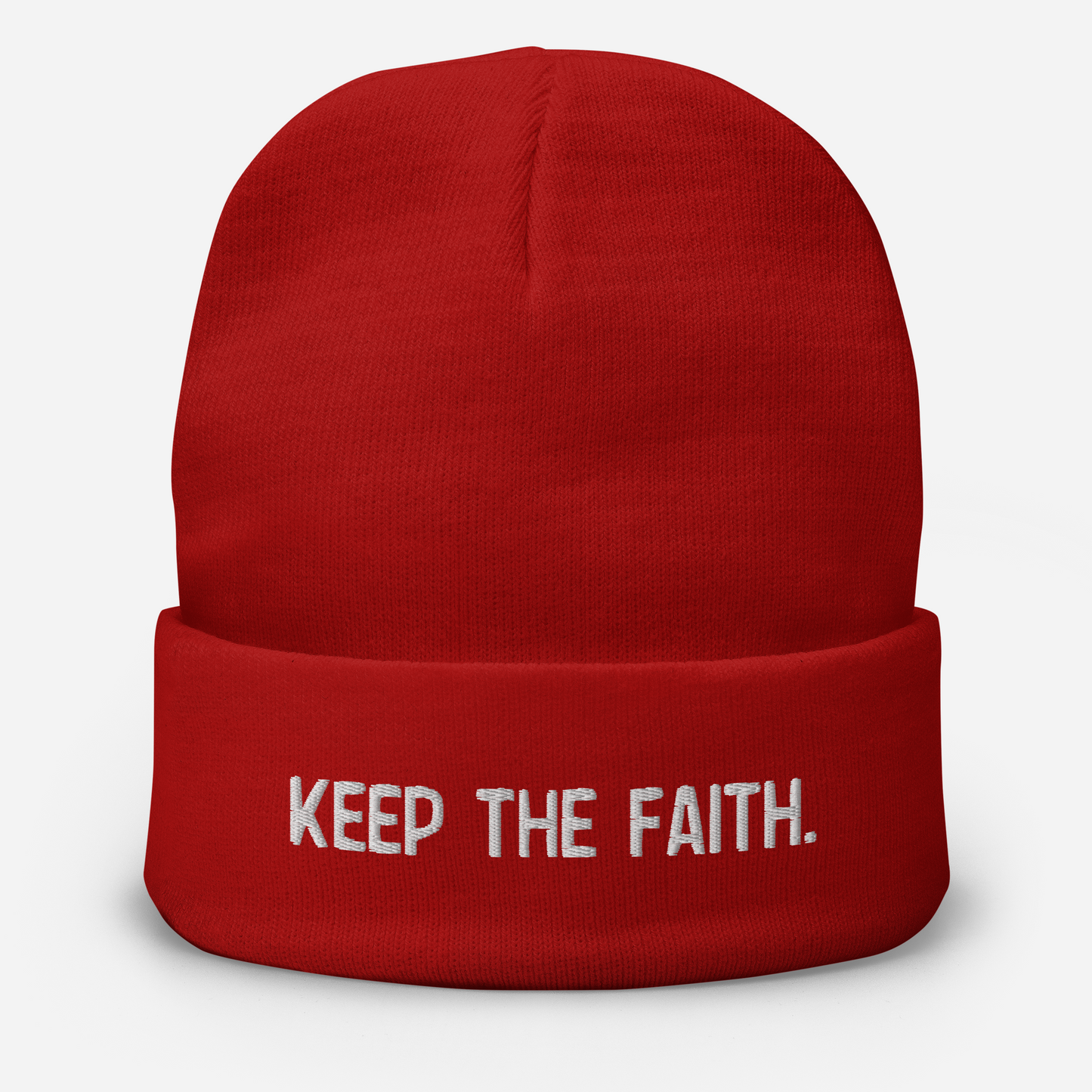 Faith Embroidered Beanie Billboard
