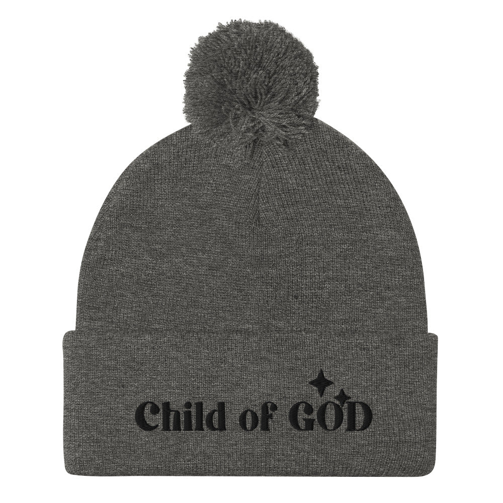 Child of GOD Kid's Pom-Pom Beanie Billboard