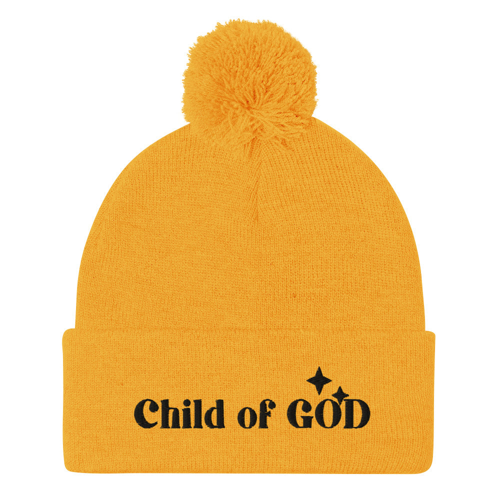 Child of GOD Kid's Pom-Pom Beanie Billboard