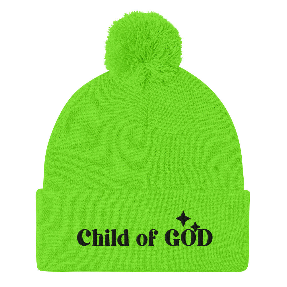 Child of GOD Kid's Pom-Pom Beanie Billboard