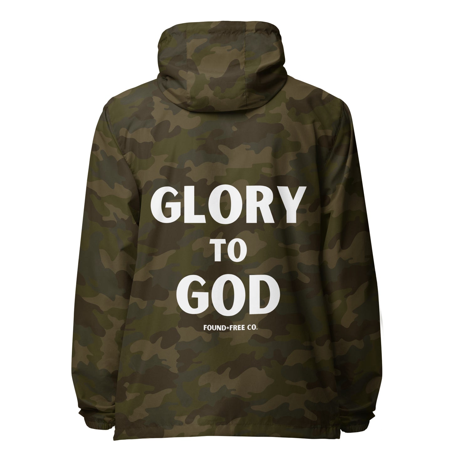 Glory to God unisex windbreaker Billboard