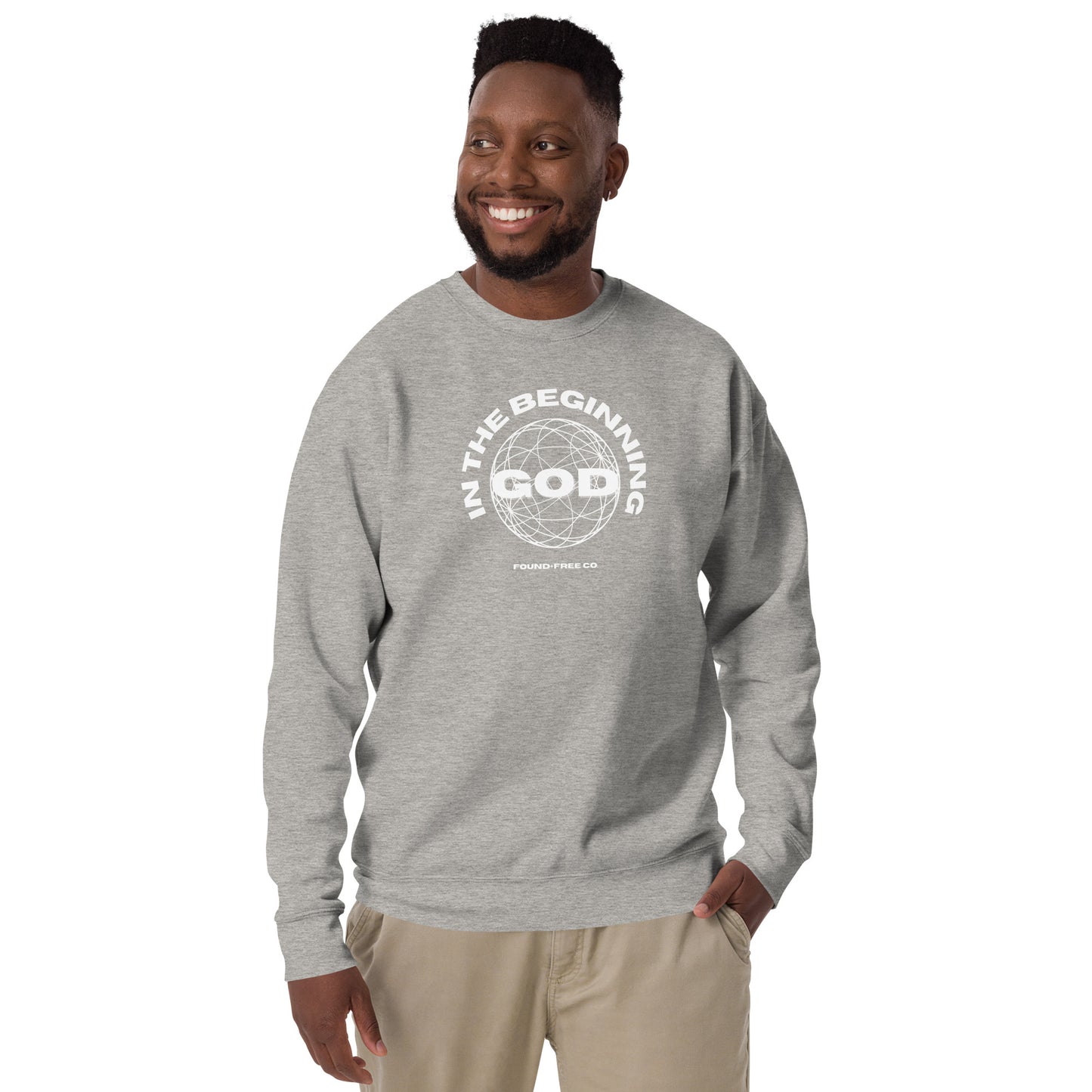 In the Beginning Unisex Premium Sweatshirt Relevant